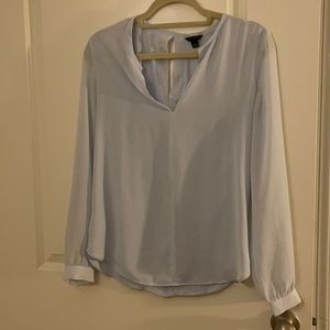 Ann Taylor blue blouse